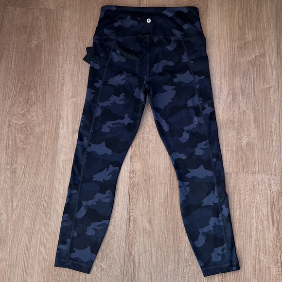 NWT 90 Degree By Reflex Women’s Camo Hi Rise Ankle Length Leggings Sz Medium - Picture 10 of 16